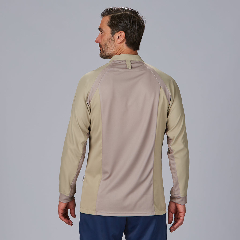 CHAQUETA COCINA UNISEX MANGA RANGLAN RUBIO - Gary's