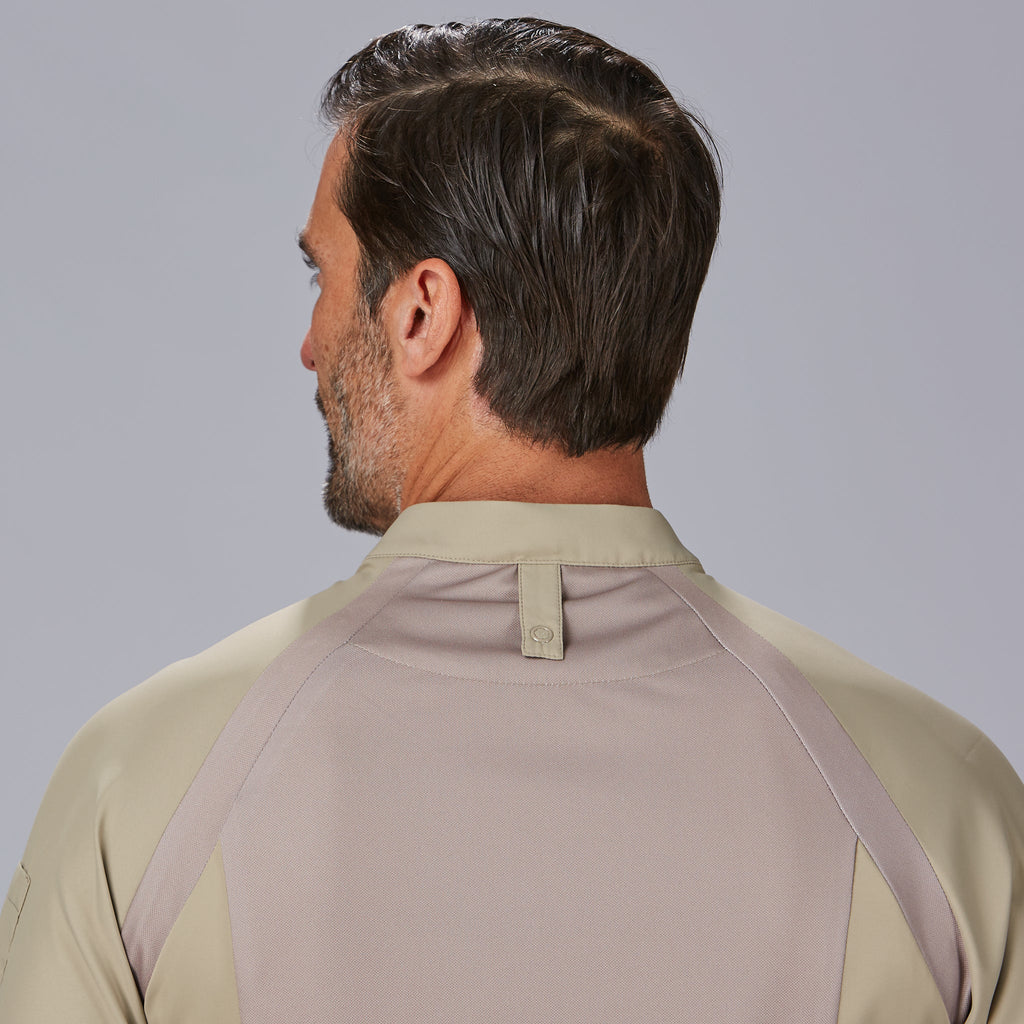 CHAQUETA COCINA UNISEX MANGA RANGLAN RUBIO - Gary's