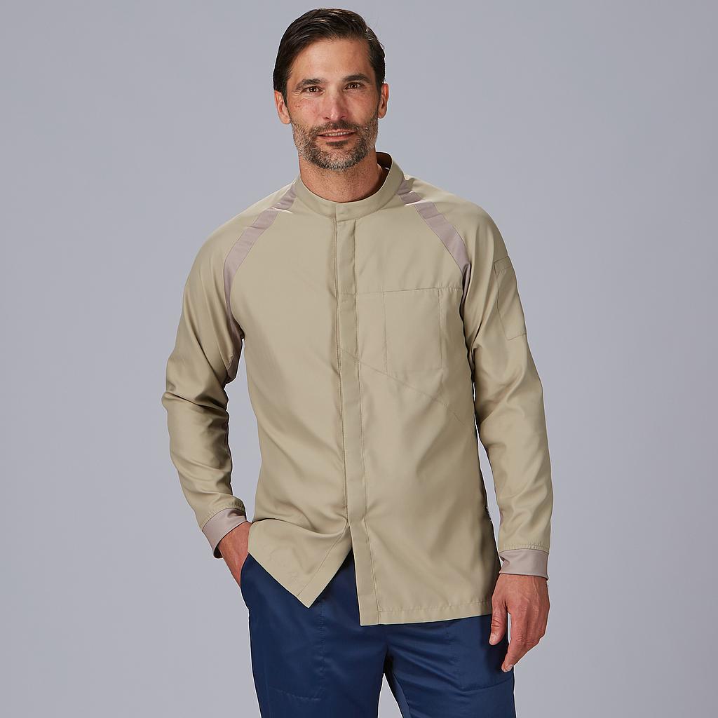 CHAQUETA COCINA UNISEX MANGA RANGLAN RUBIO - Gary's
