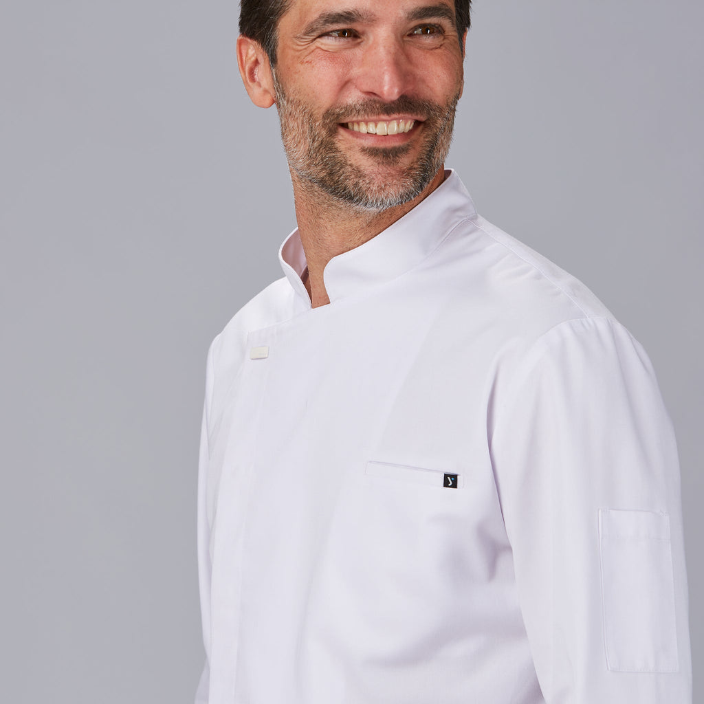 CHAQUETA COCINA UNISEX ANTIMANCHAS MOLINA - Gary's