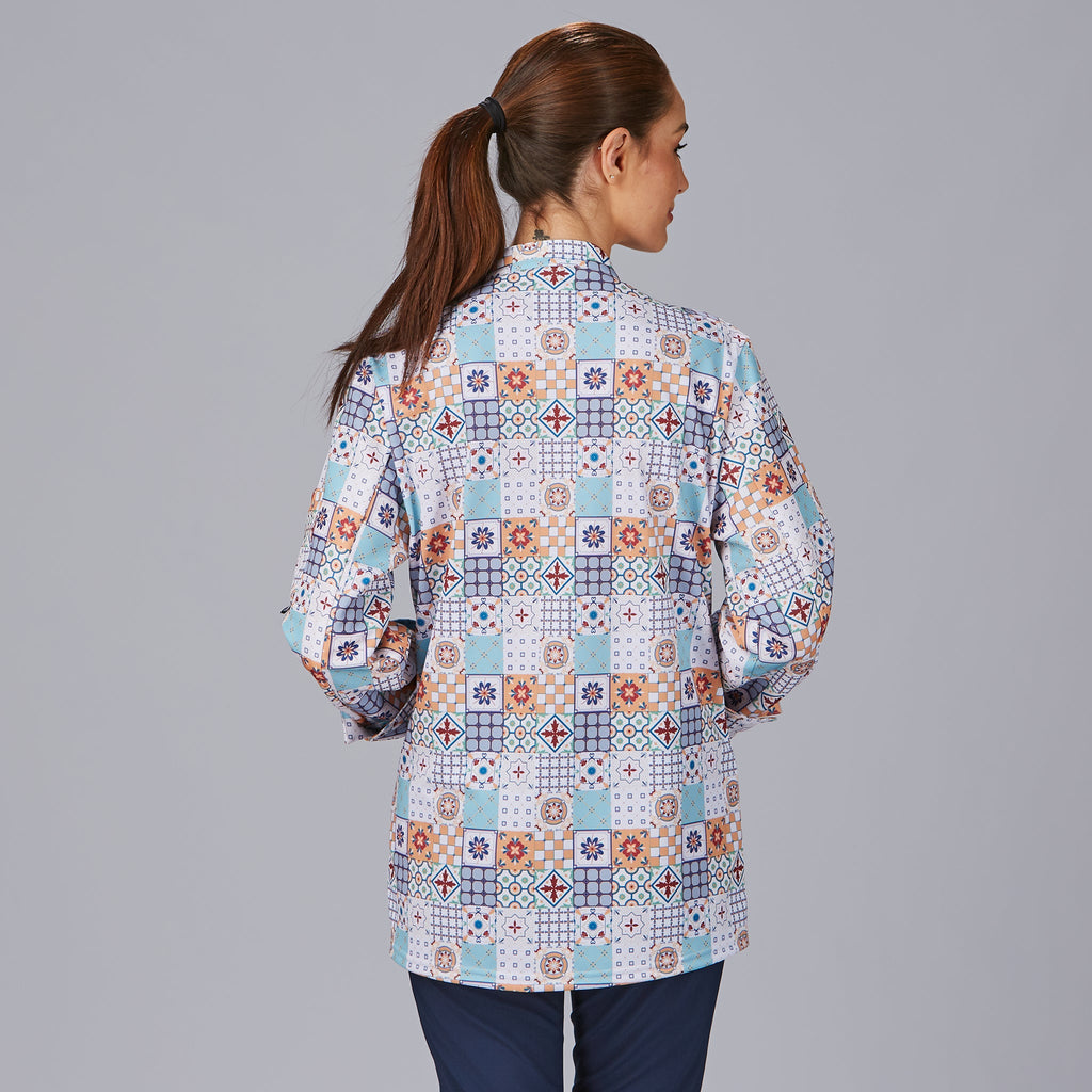 CHAQUETA COCINA UNISEX ESTAMPADA VAZQUEZ - Gary's