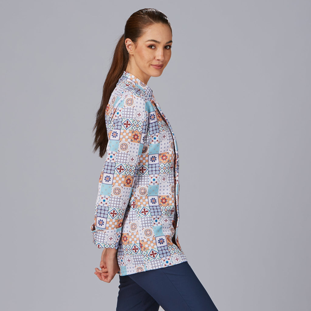 CHAQUETA COCINA UNISEX ESTAMPADA VAZQUEZ - Gary's