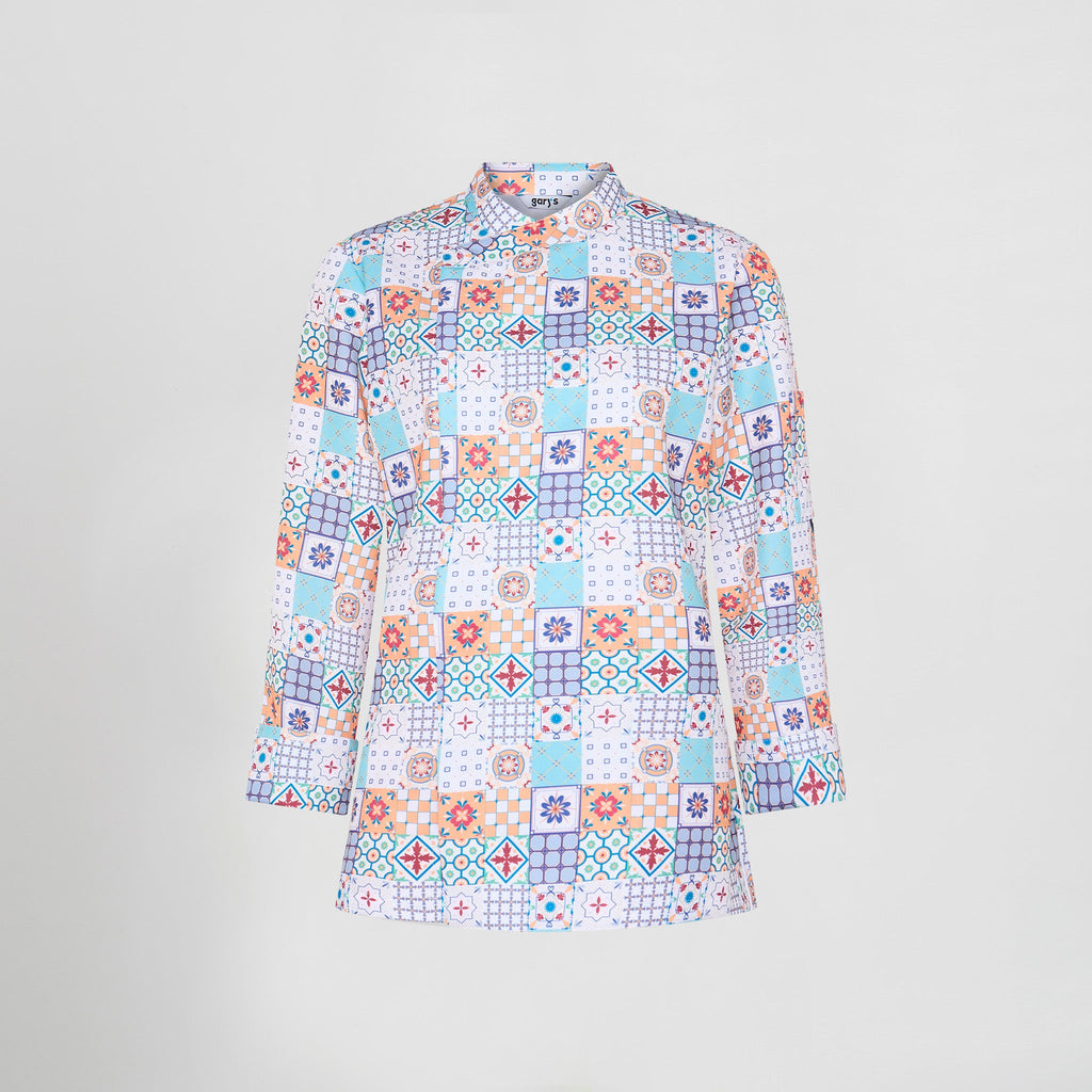 CHAQUETA COCINA UNISEX ESTAMPADA VAZQUEZ - Gary's