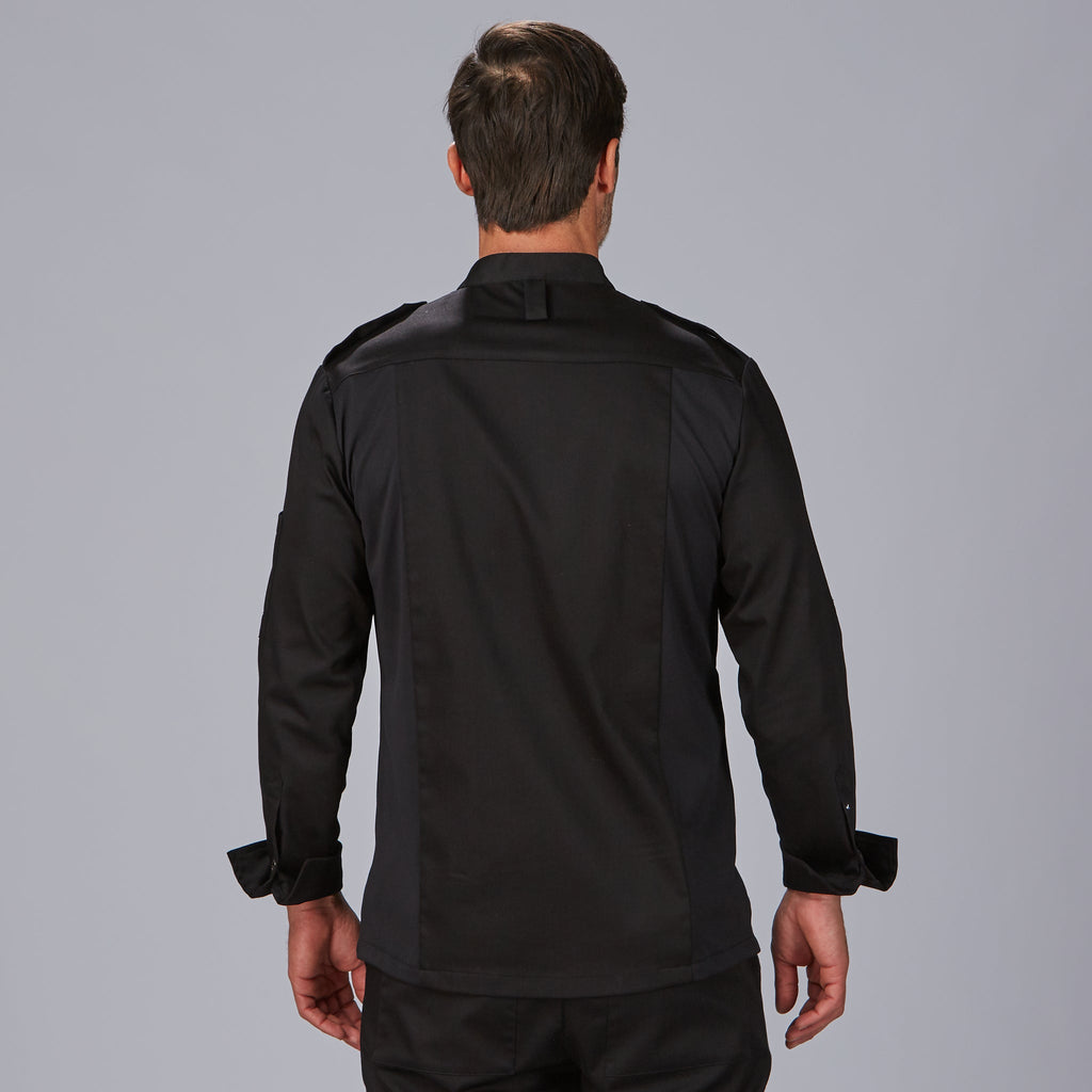 CHAQUETA COCINA HOMBRE SATEN ALGODON CUETO - Gary's