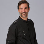 CHAQUETA COCINA HOMBRE SATEN ALGODON CUETO - Gary's
