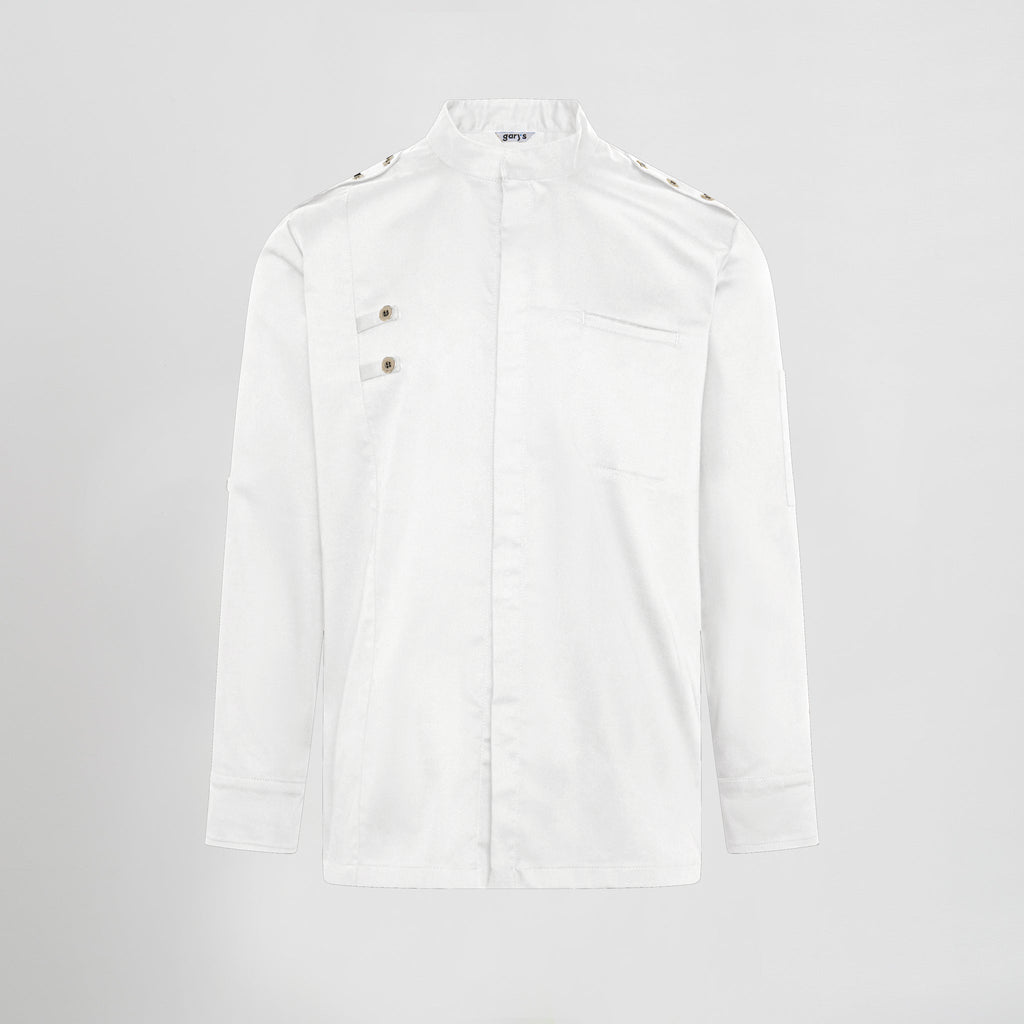 CHAQUETA COCINA HOMBRE SATEN ALGODON CUETO - Gary's