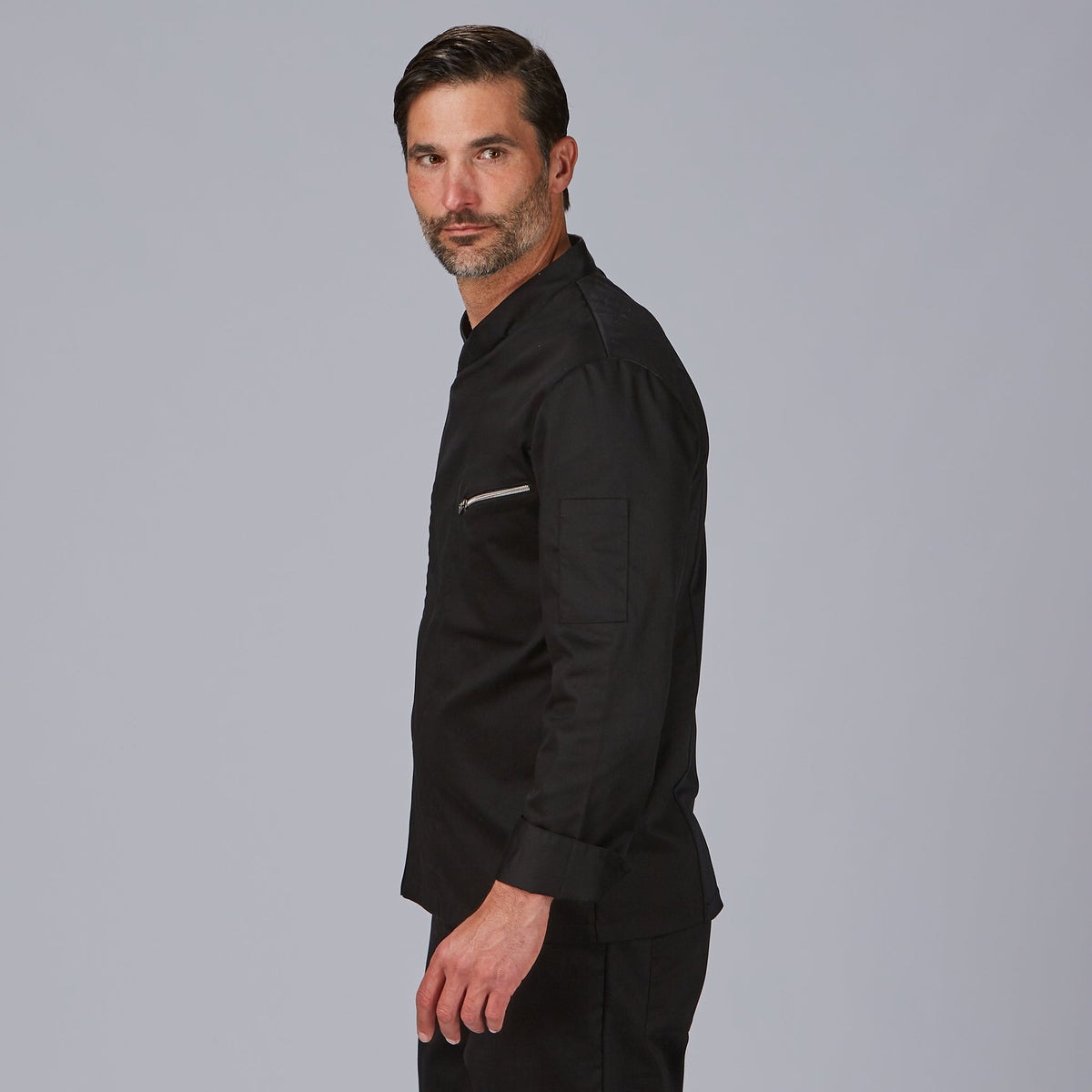CHAQUETA COCINA UNISEX SATEN ALGODON VICO - Gary's
