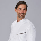 CHAQUETA COCINA UNISEX SATEN ALGODON VICO - Gary's