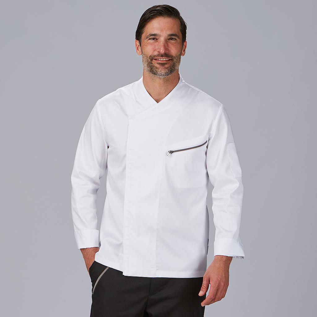 CHAQUETA COCINA UNISEX SATEN ALGODON VICO - Gary's