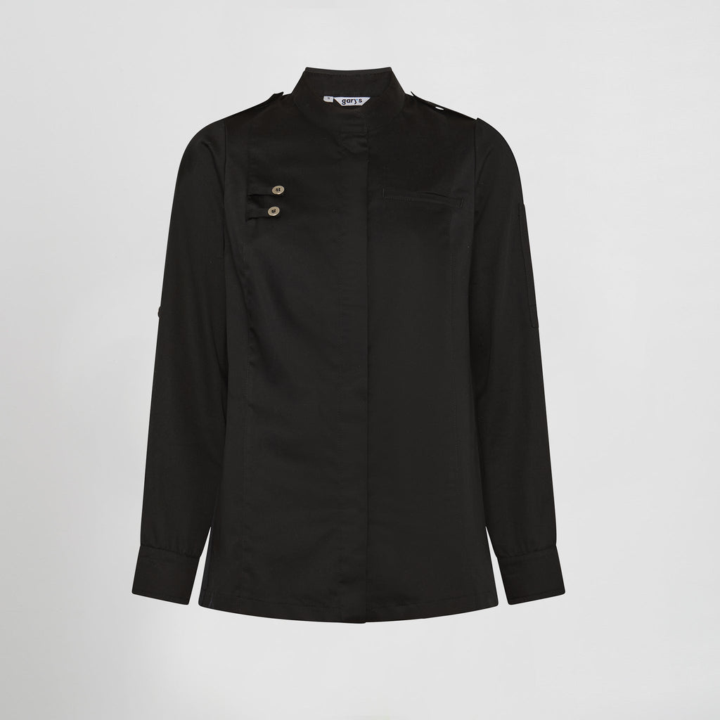 CHAQUETA COCINA MUJER SATEN ALGODON SOLA - Gary's