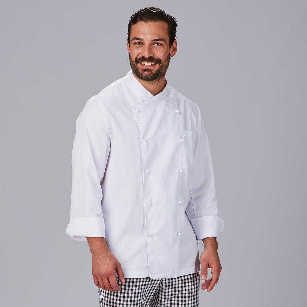 CHAQUETA COCINA UNISEX NAPOLES ANTIMANCHAS (TEFLON) M/L - Gary's