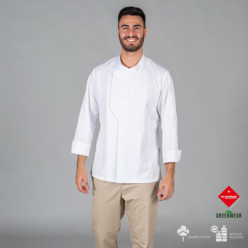 CHAQUETA COCINA UNISEX HARO TEJIDO RECICLADO Y ORGANICO KLOPMAN - Gary's
