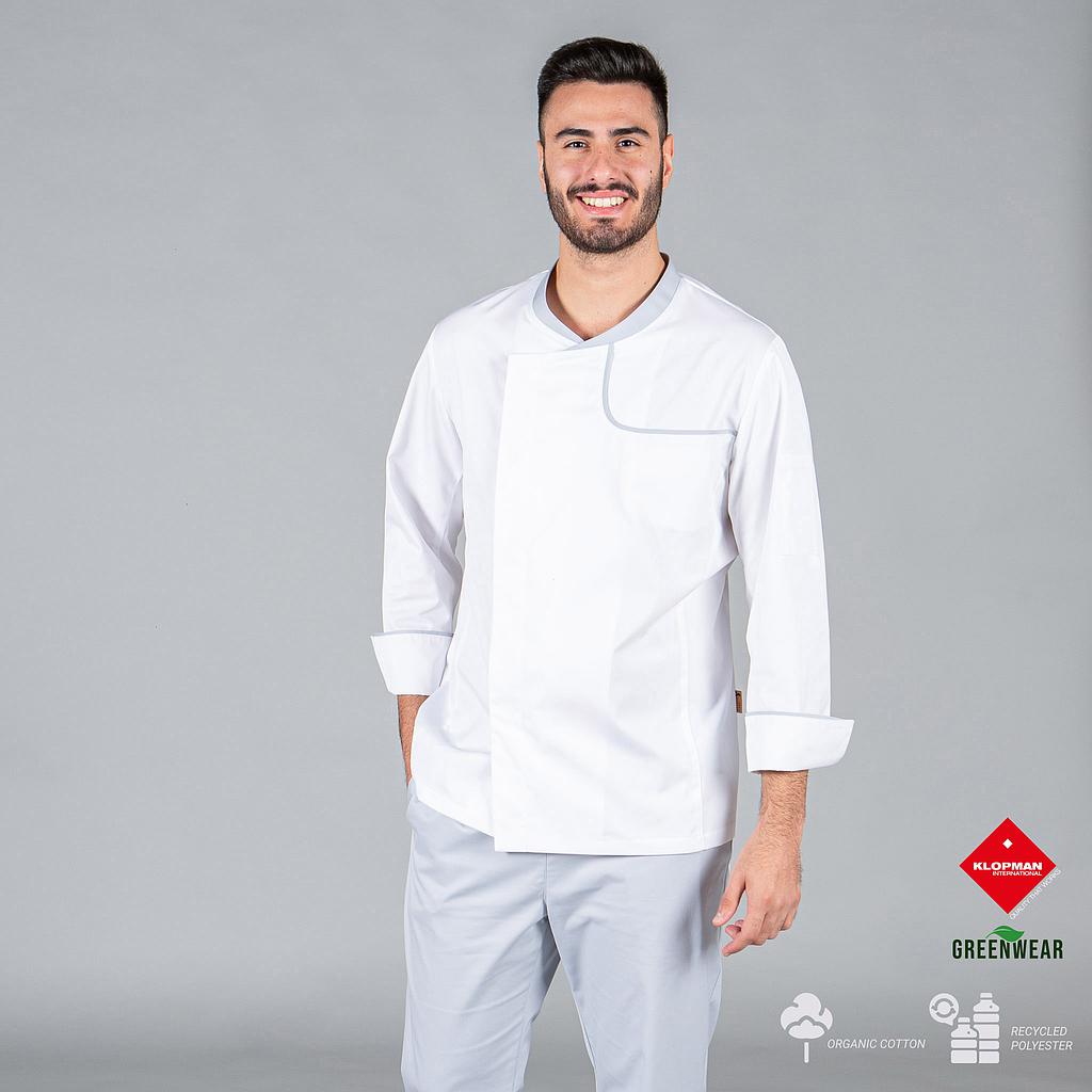 CHAQUETA COCINA HOMBRE OTERO TEJIDO RECICLADO Y ORGANICO KLOPMAN - Gary's