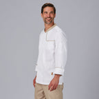 CHAQUETA COCINA HOMBRE OTERO TEJIDO RECICLADO Y ORGANICO KLOPMAN - Gary's