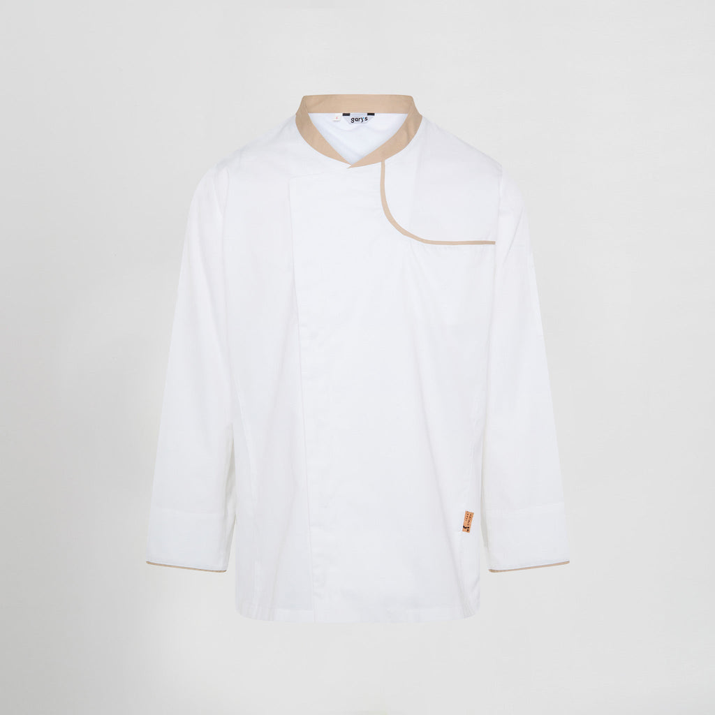 CHAQUETA COCINA HOMBRE OTERO TEJIDO RECICLADO Y ORGANICO KLOPMAN - Gary's