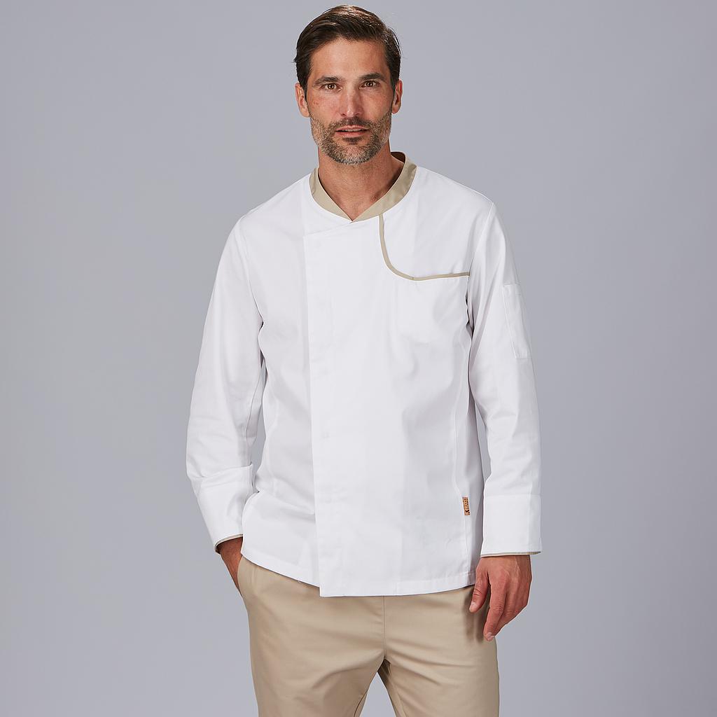 CHAQUETA COCINA HOMBRE OTERO TEJIDO RECICLADO Y ORGANICO KLOPMAN - Gary's