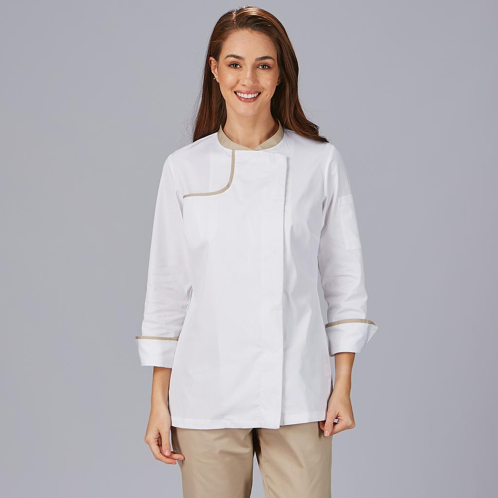 CHAQUETA COCINA MUJER ANAYA TEJIDO RECICLADO Y ORGANICO KLOPMAN - Gary's