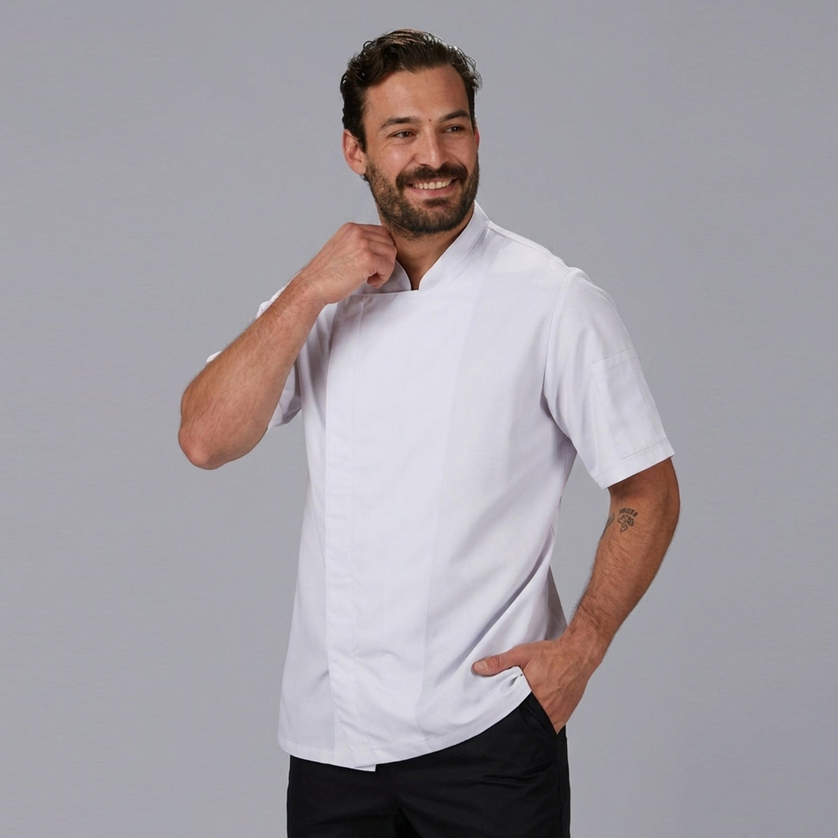 CHAQUETA COCINA HOMBRE RIVERA M/C