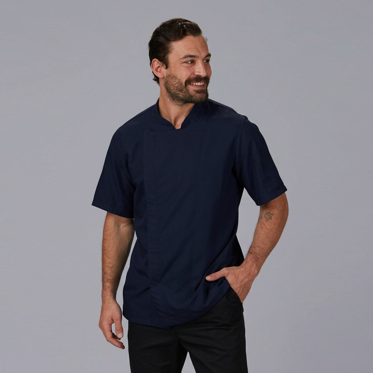 CHAQUETA COCINA HOMBRE RIVERA M/C