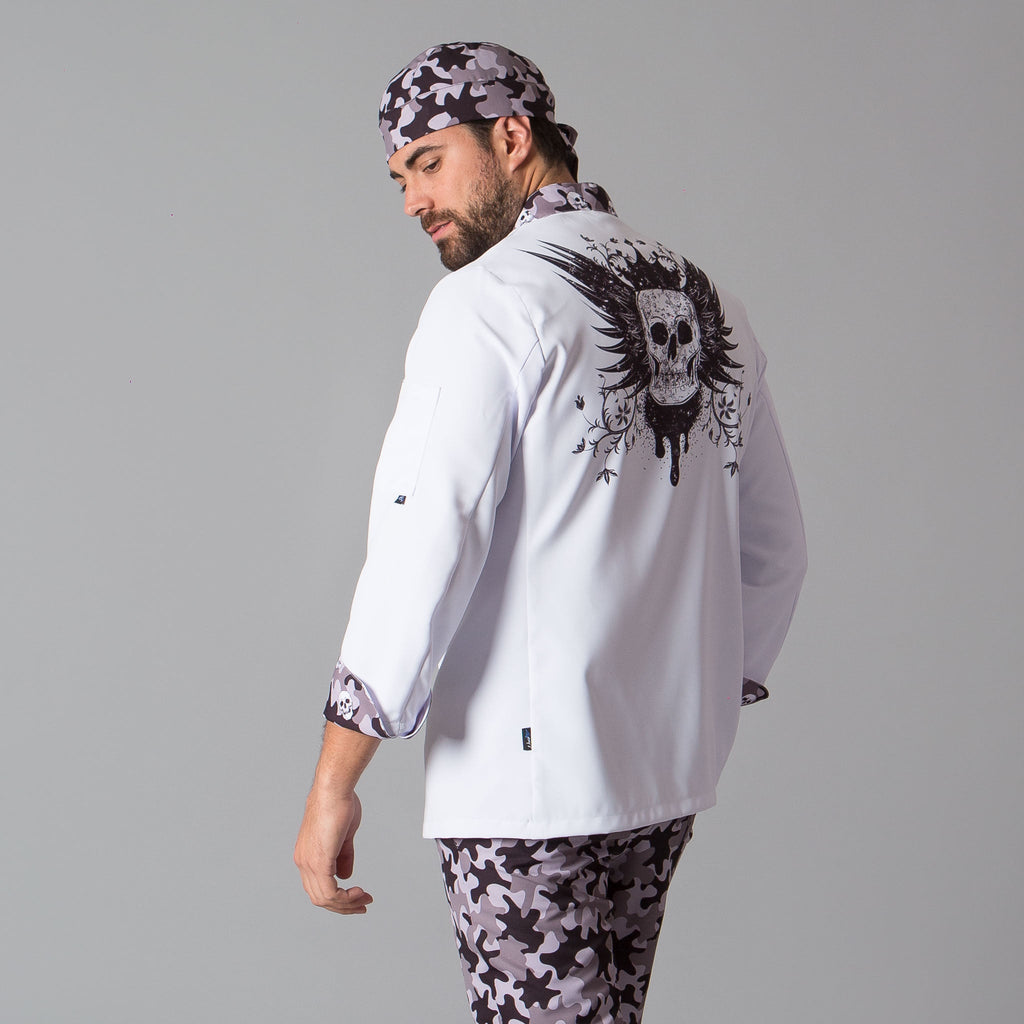 CHAQUETA COCINA UNISEX MILITAR - Gary's