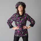 CHAQUETA COCINA UNISEX BERENJENAS - Gary's