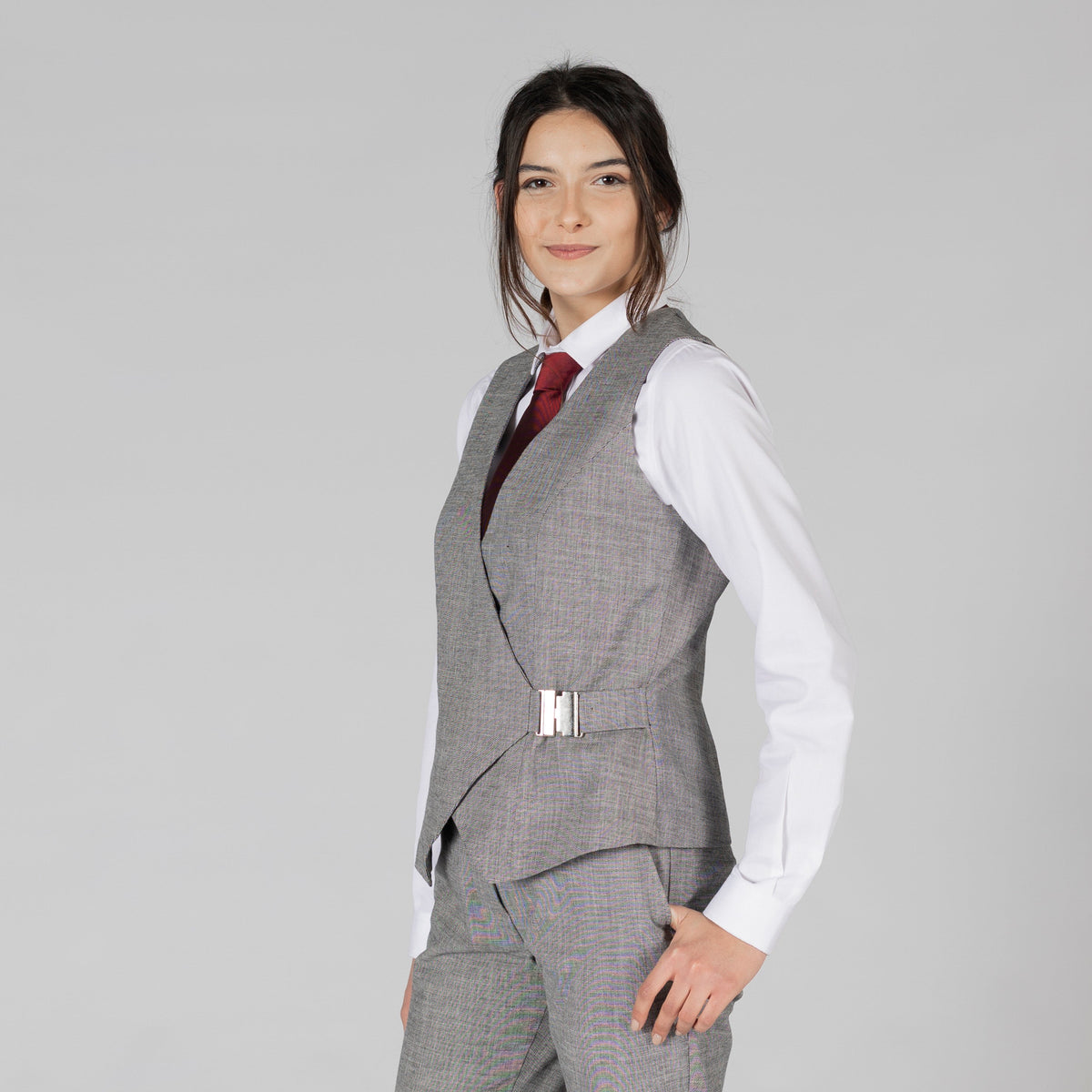 CHALECO MUJER HEBILLA CHEVIOT - Gary's