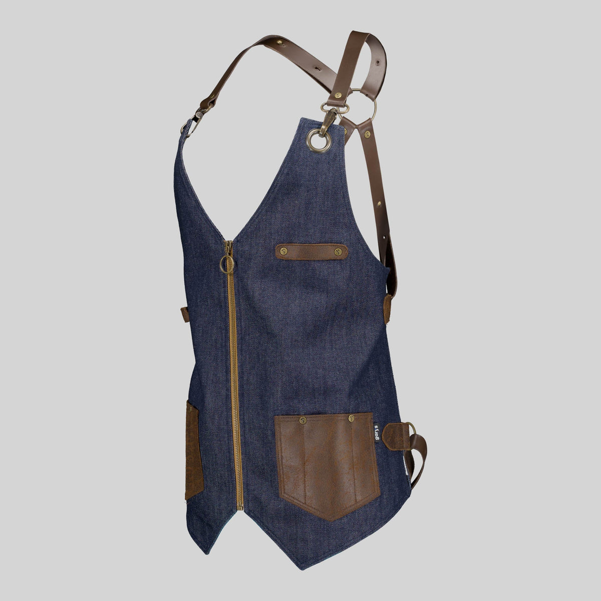 CHALECO UNISEX VAQUERO Y PIEL KURUME - Gary's