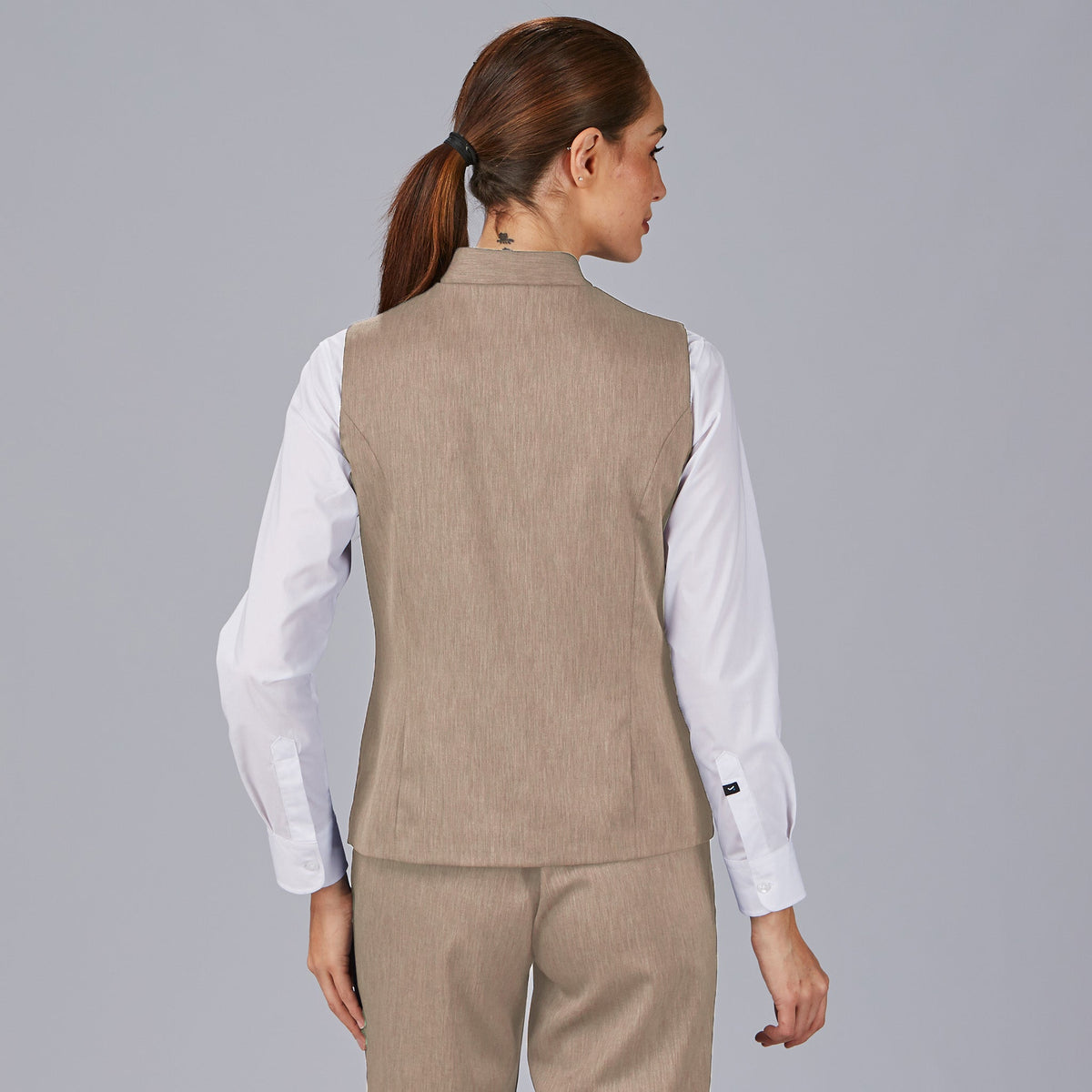 CHALECO MUJER CUELLO MAO LUJAN - Gary's
