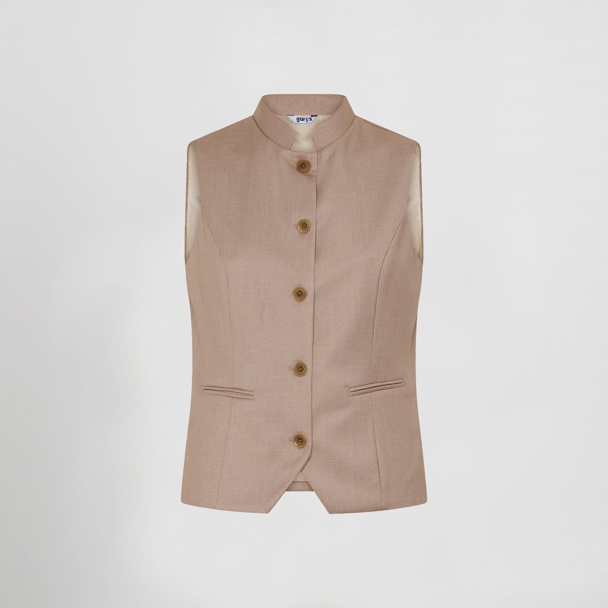 CHALECO MUJER CUELLO MAO LUJAN - Gary's