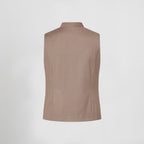 CHALECO MUJER CUELLO MAO LUJAN - Gary's