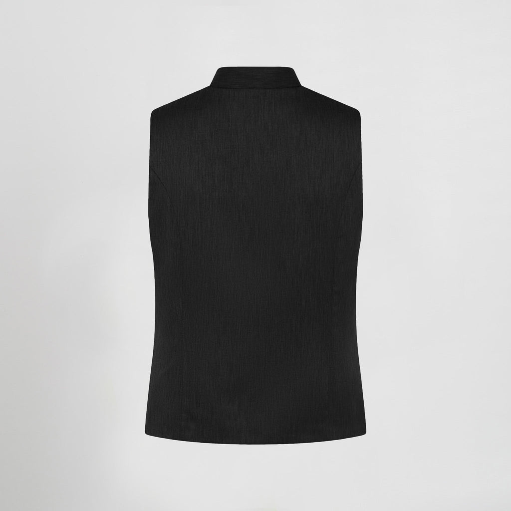 CHALECO MUJER CUELLO MAO CARRASCO - Gary's