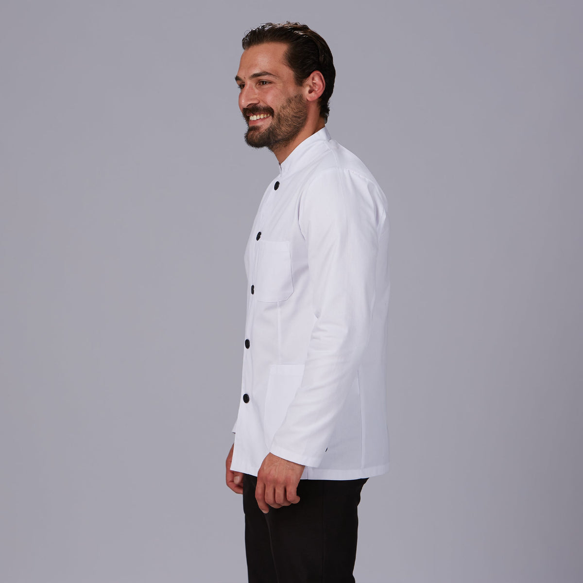 CHAQUETA HOMBRE CUELLO MAO BLANCA - Gary's