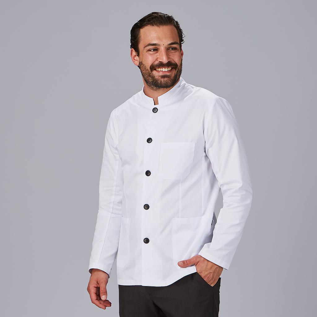 CHAQUETA HOMBRE CUELLO MAO BLANCA - Gary's