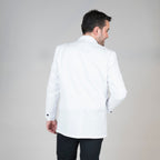 CHAQUETILLA SMOKING 1 BOTON BLANCA - Gary's