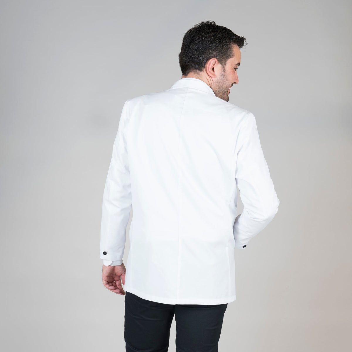 CHAQUETILLA SMOKING 1 BOTON BLANCA - Gary's