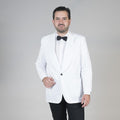 CHAQUETILLA SMOKING 1 BOTON BLANCA - Gary's