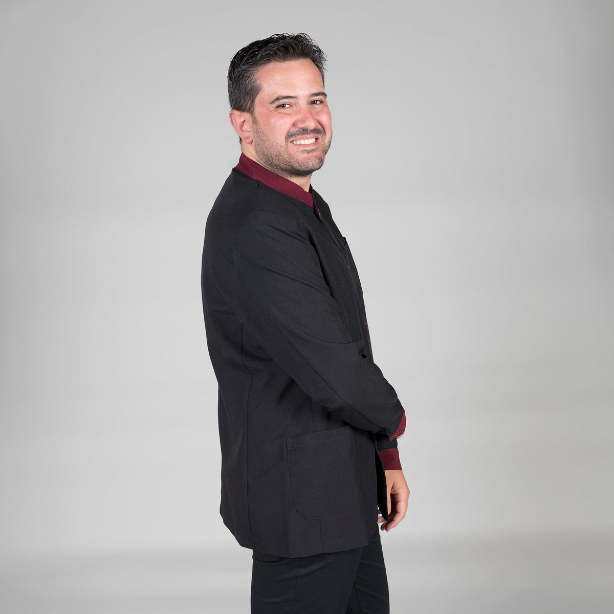 CHAQUETA HOMBRE MAO COMBINADA - Gary's