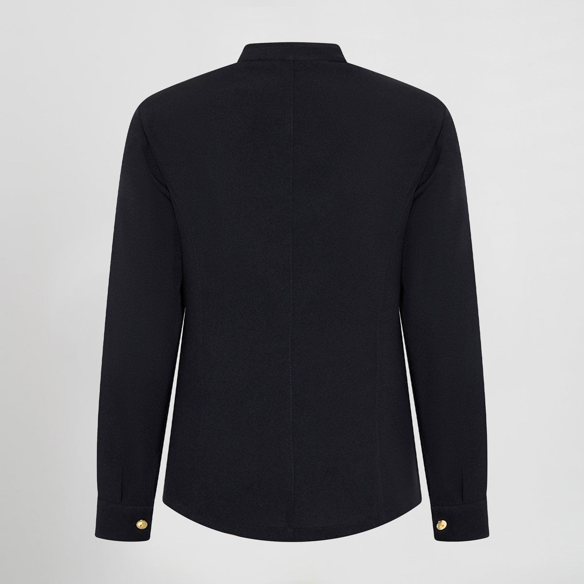 CHAQUETA MUJER MAO NEGRA BOTON DORADO - Gary's