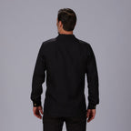 CHAQUETA HOMBRE MAO NEGRA BOTON DORADO - Gary's