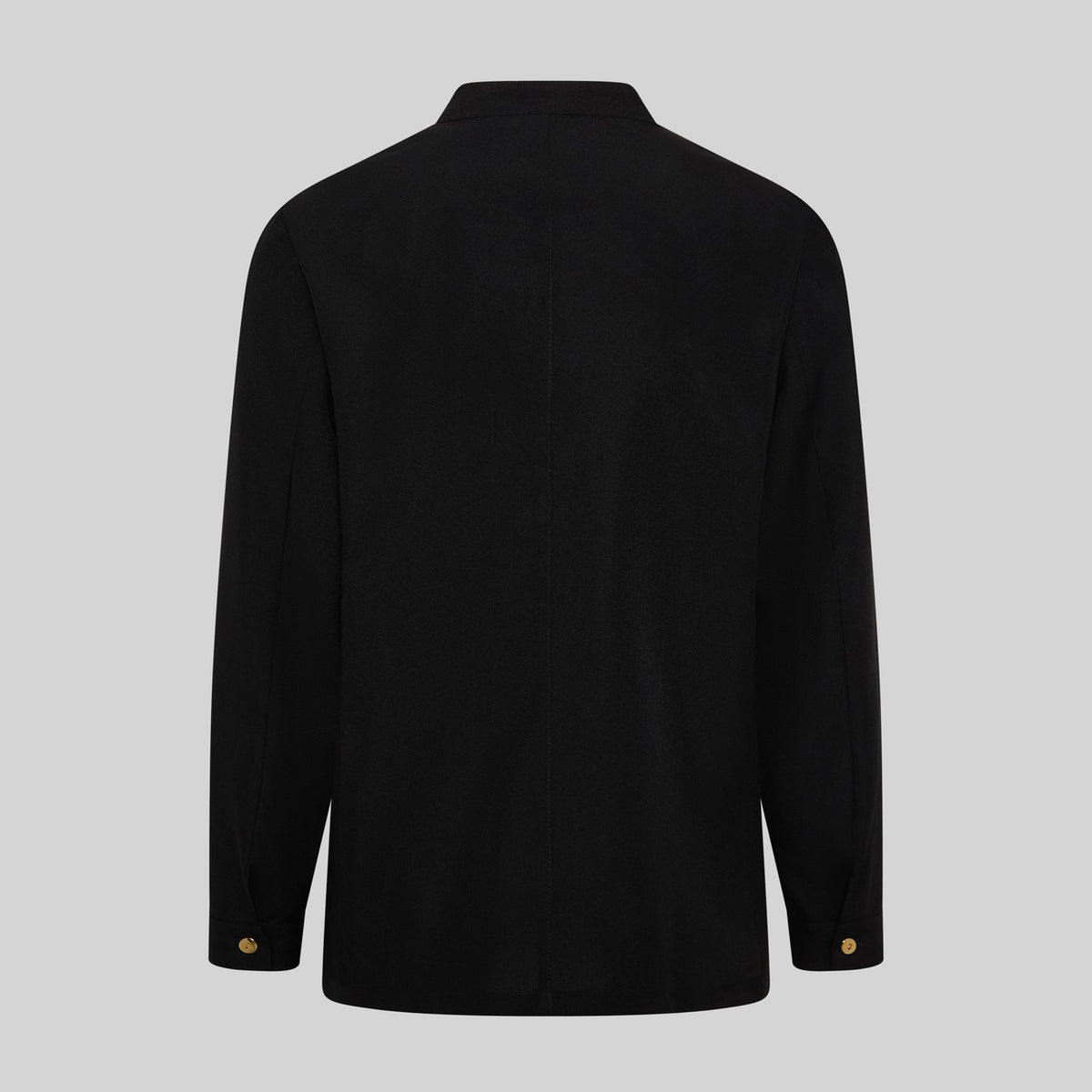 CHAQUETA HOMBRE MAO NEGRA BOTON DORADO - Gary's