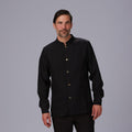 CHAQUETA HOMBRE MAO NEGRA BOTON DORADO - Gary's