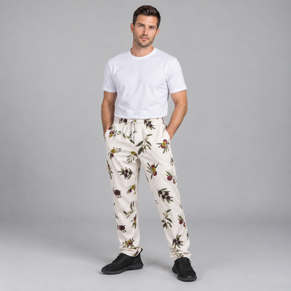PANTALON COCINA UNISEX GOMA+CORDON EXTERIOR