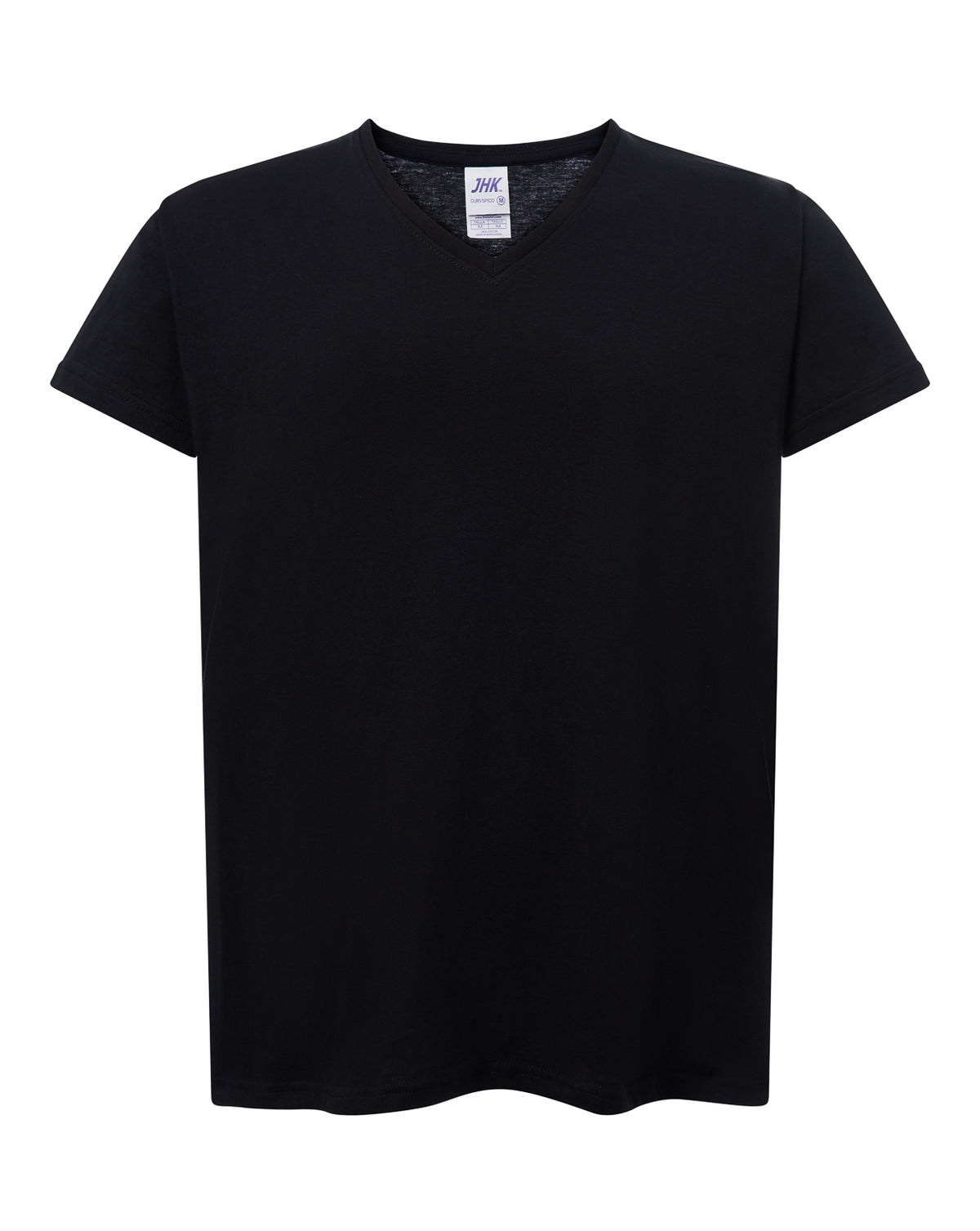 Camiseta Curves cuello de pico de mujer JHK