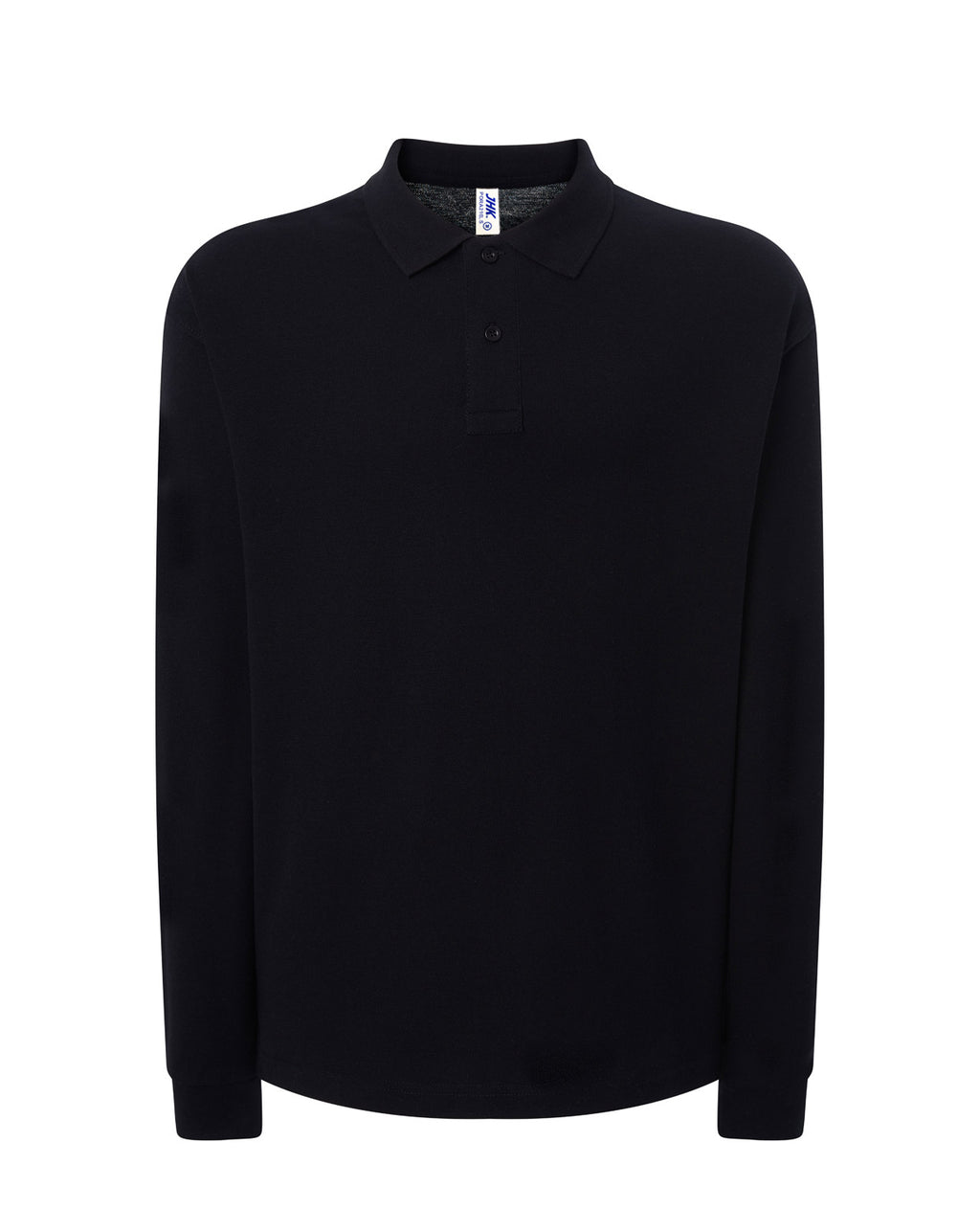 Polo Regular de manga larga en tallas grandes de hombre JHK