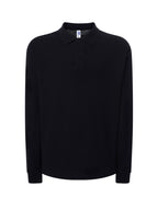 Polo Regular de manga larga en tallas grandes de hombre JHK