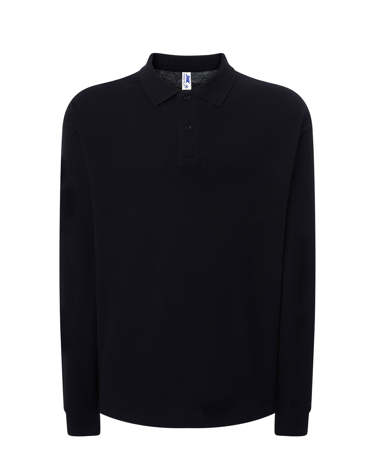 Polo Regular de manga larga en tallas grandes de hombre JHK