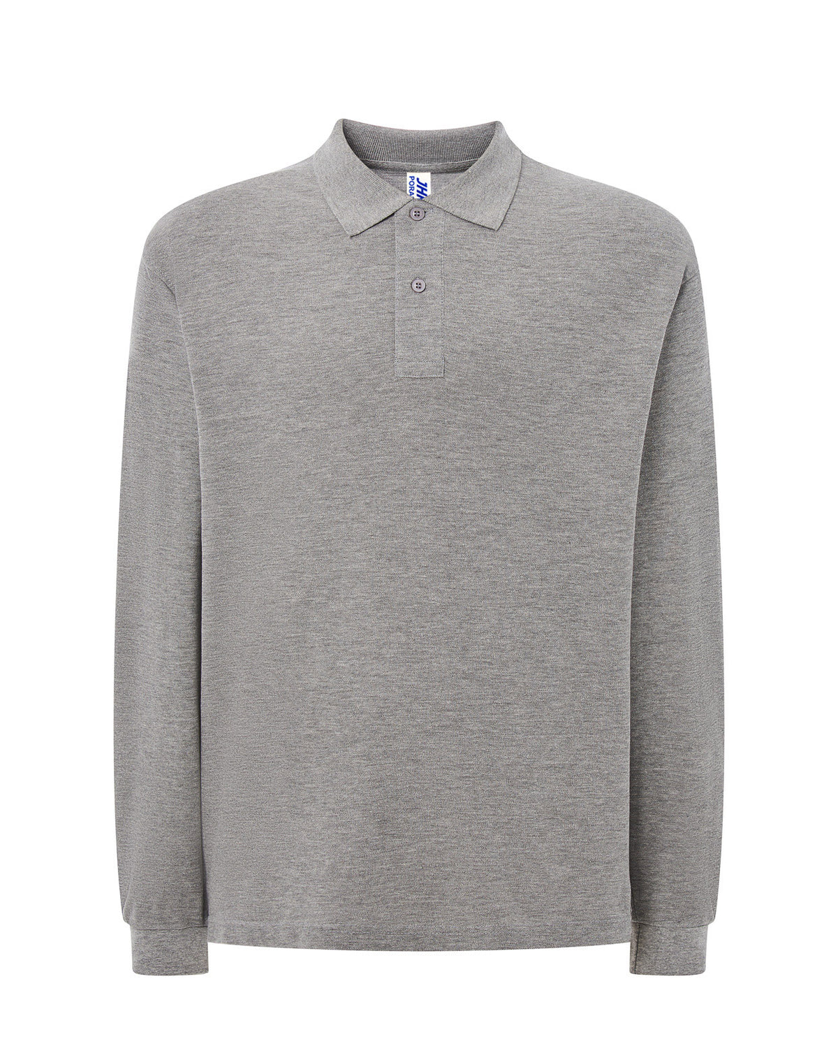 Polo Regular de manga larga en tallas grandes de hombre JHK