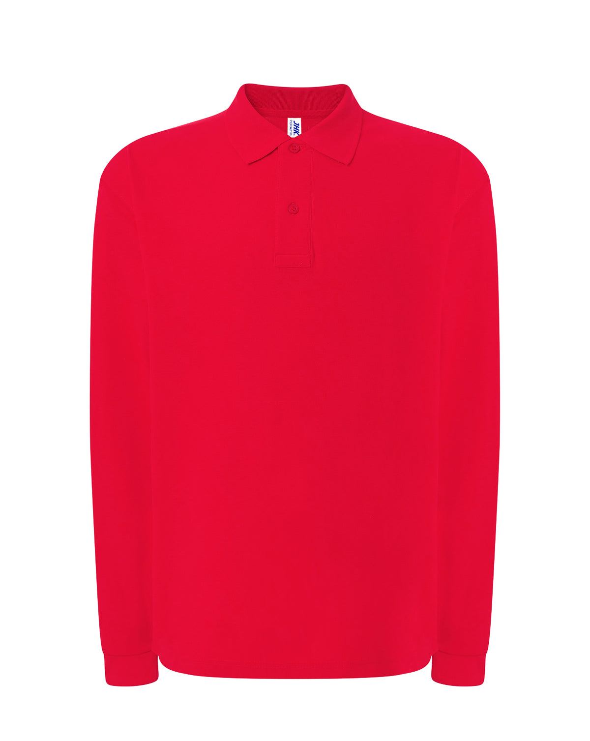 Polo Regular de manga larga en tallas grandes de hombre JHK