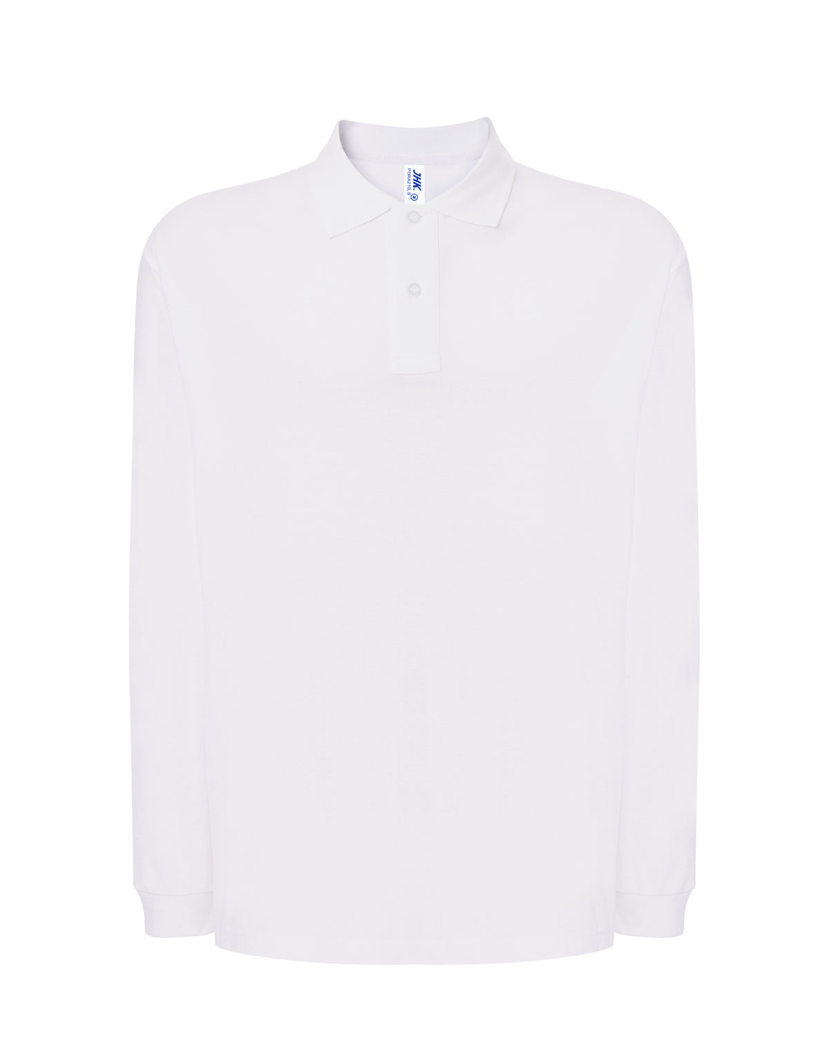 Polo Regular de manga larga en tallas grandes de hombre JHK