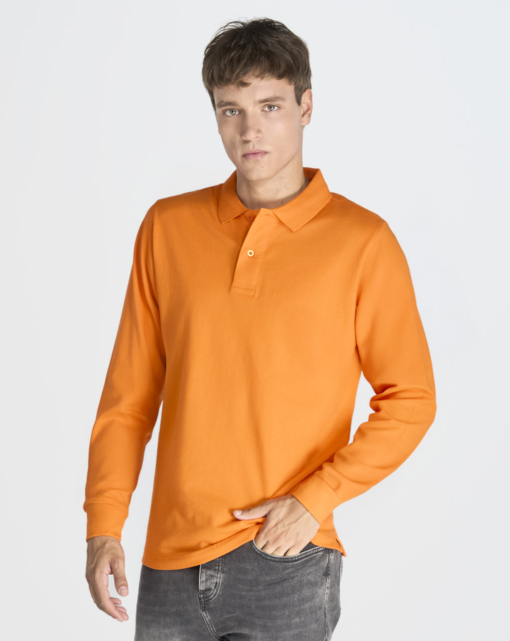 Regular Polo LS Man